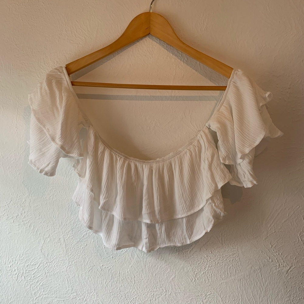 Off the Shoulder Crop Top